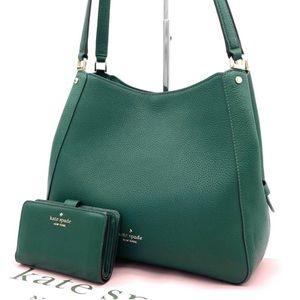 Kate Spade Leila Medium Triple
Compartment Shoulder Bag & Compact
Bifold Wallet